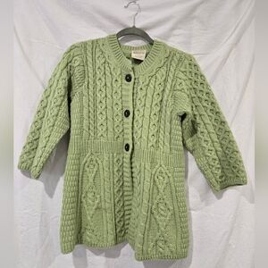 Kilronan Knitwear Merino Wool Womens Carsigan XS